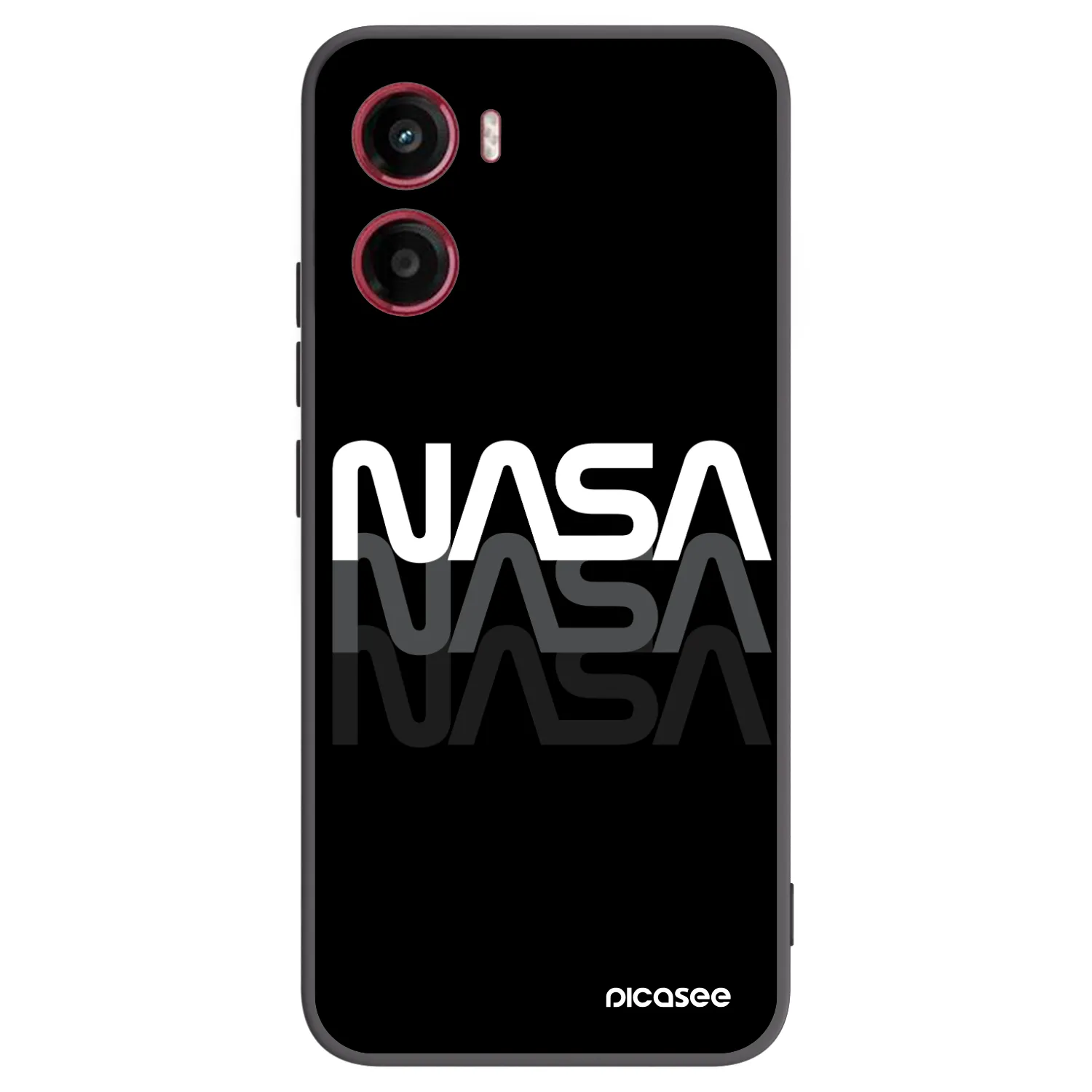Picasee husă neagră din silicon pentru Motorola Moto G05 - NASA Triple