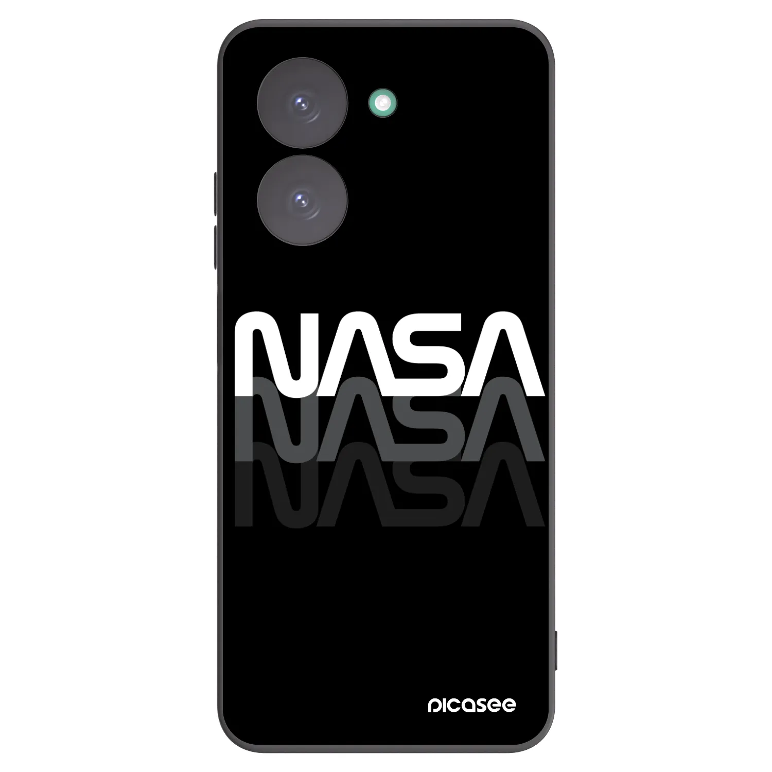 Picasee husă neagră din silicon pentru Xiaomi Redmi A5 - NASA Triple