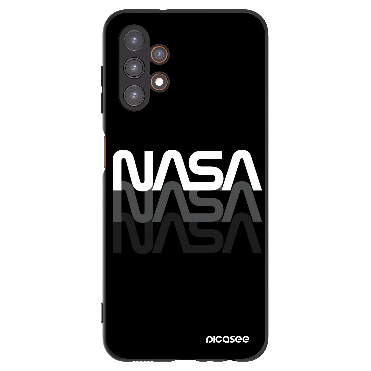Picasee husă neagră din silicon pentru Samsung Galaxy A13 5G - NASA Triple