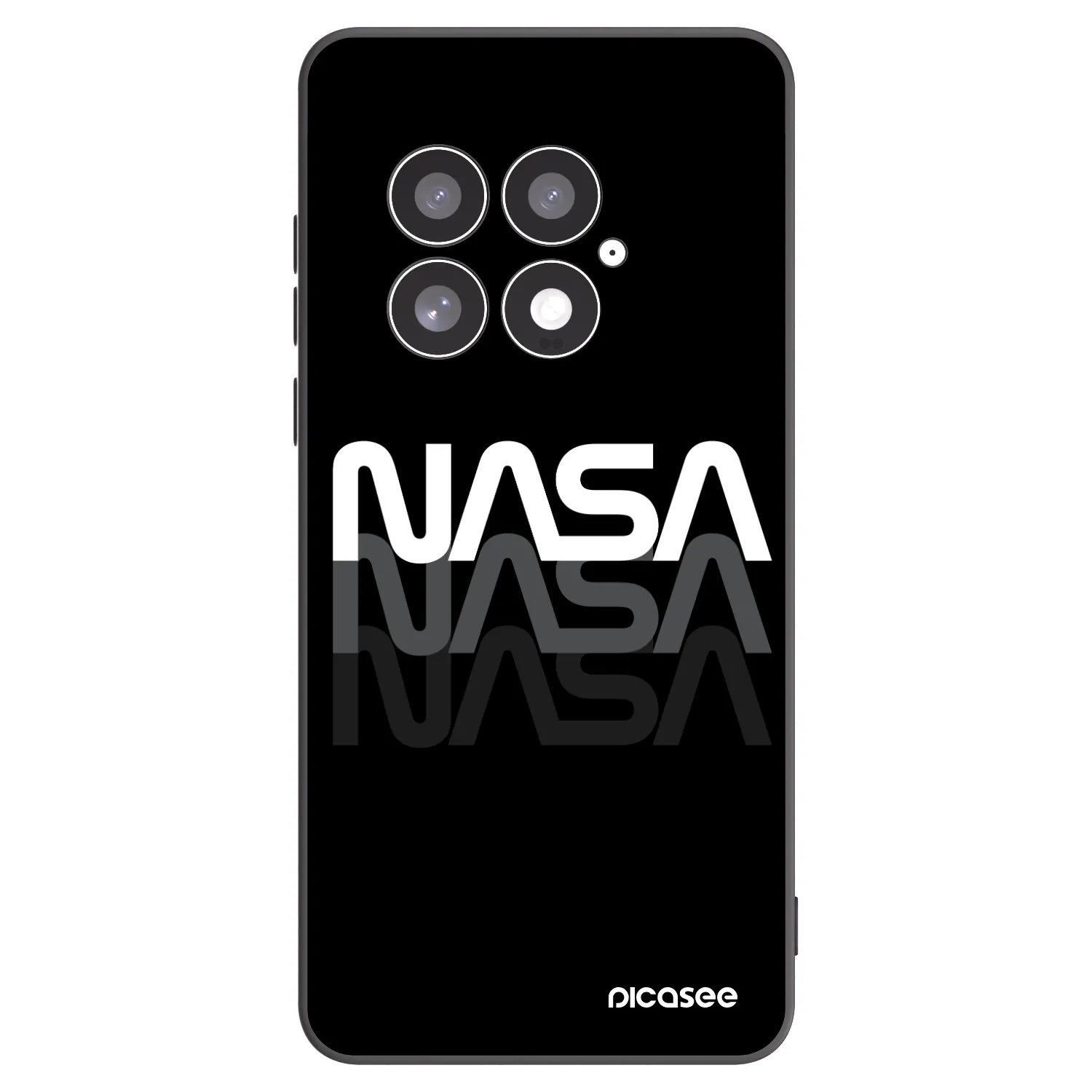 Picasee husă neagră din silicon pentru OnePlus 13 5G - NASA Triple