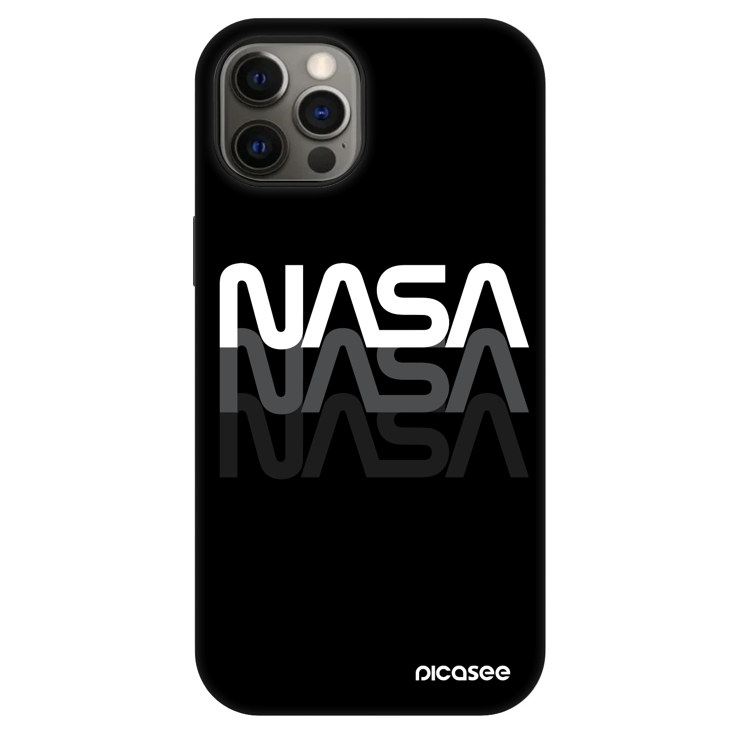 Picasee Fashion Case MagSafe pentru Apple iPhone 12 - NASA Triple