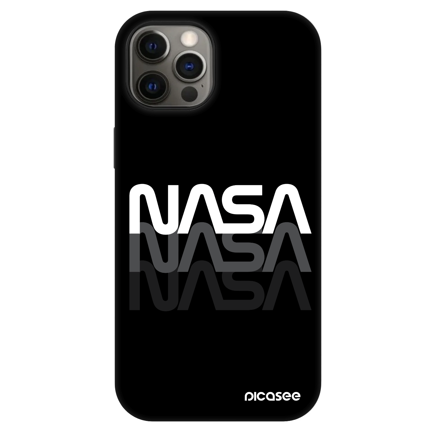 Picasee Fashion Case MagSafe pentru Apple iPhone 12 Pro - NASA Triple
