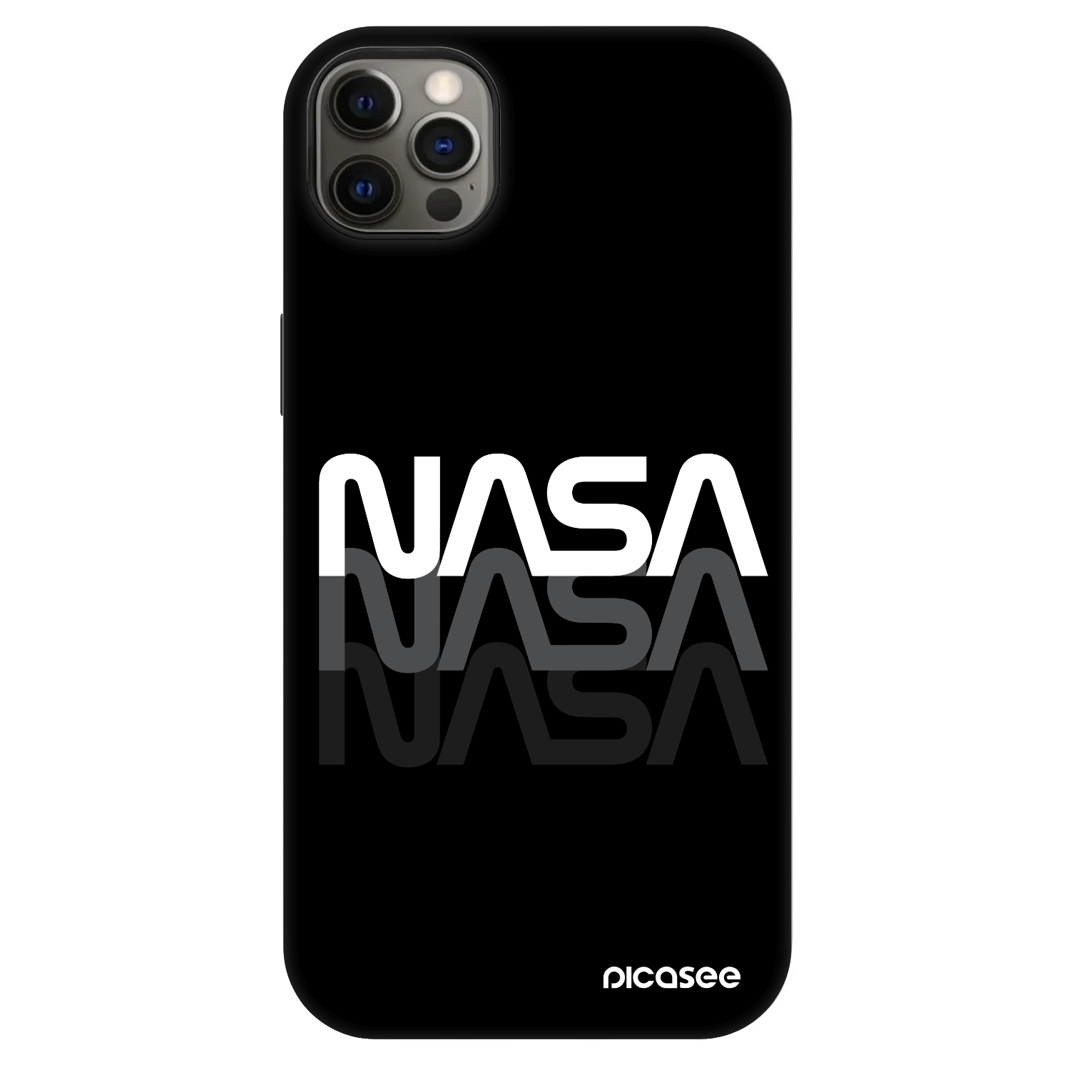 Picasee Fashion Case MagSafe pentru Apple iPhone 12 Pro Max - NASA Triple