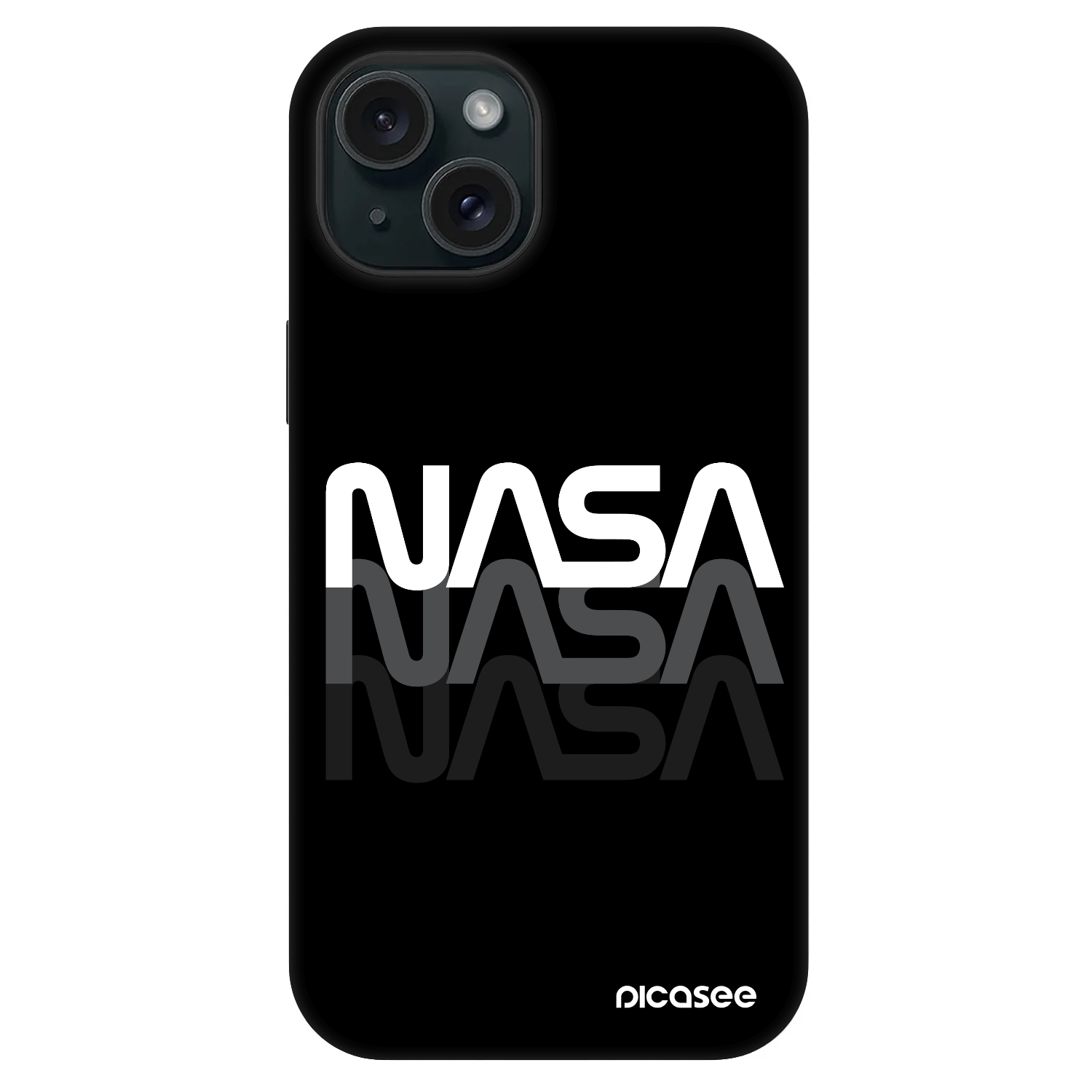 Picasee Fashion Case MagSafe pentru Apple iPhone 15 - NASA Triple