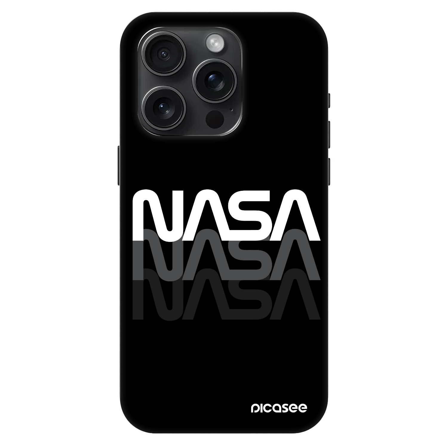 Picasee Fashion Case MagSafe pentru Apple iPhone 15 Pro - NASA Triple