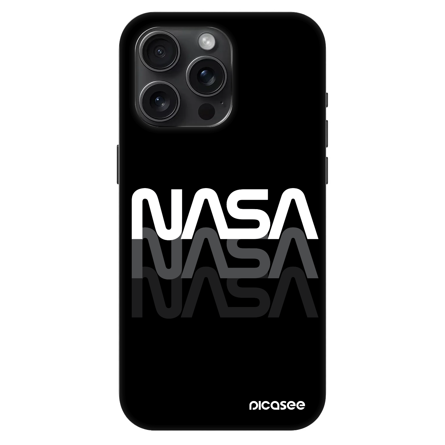 Picasee Fashion Case MagSafe pentru Apple iPhone 15 Pro Max - NASA Triple