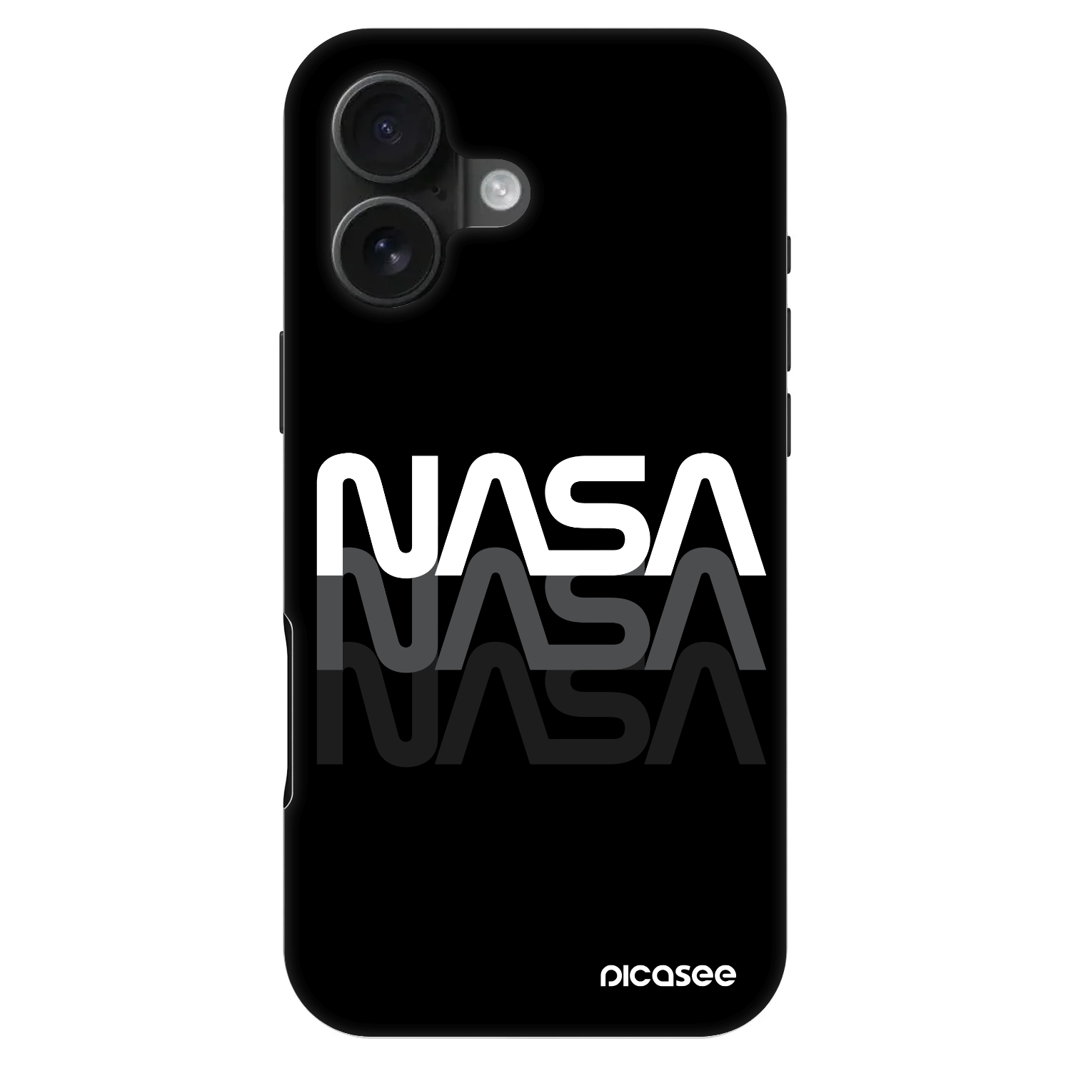 Picasee Fashion Case MagSafe pentru Apple iPhone 16 - NASA Triple