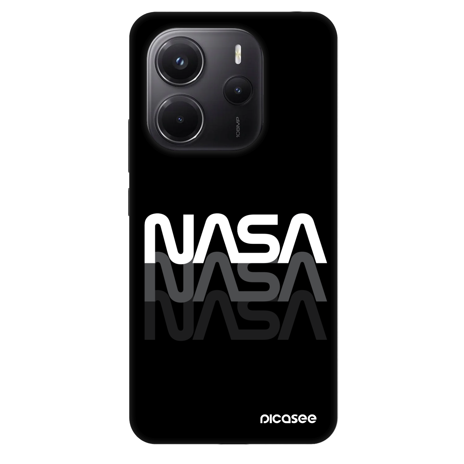 Picasee Fashion Case pentru Xiaomi Redmi Note 14 4G - NASA Triple