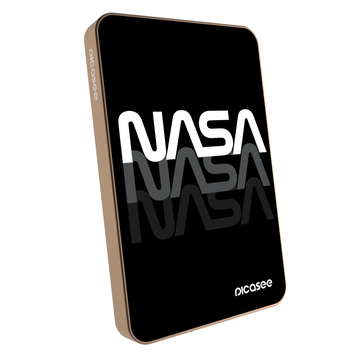 Picasee Powerbank cu MagSafe 5 000 mAh De aur - NASA Triple