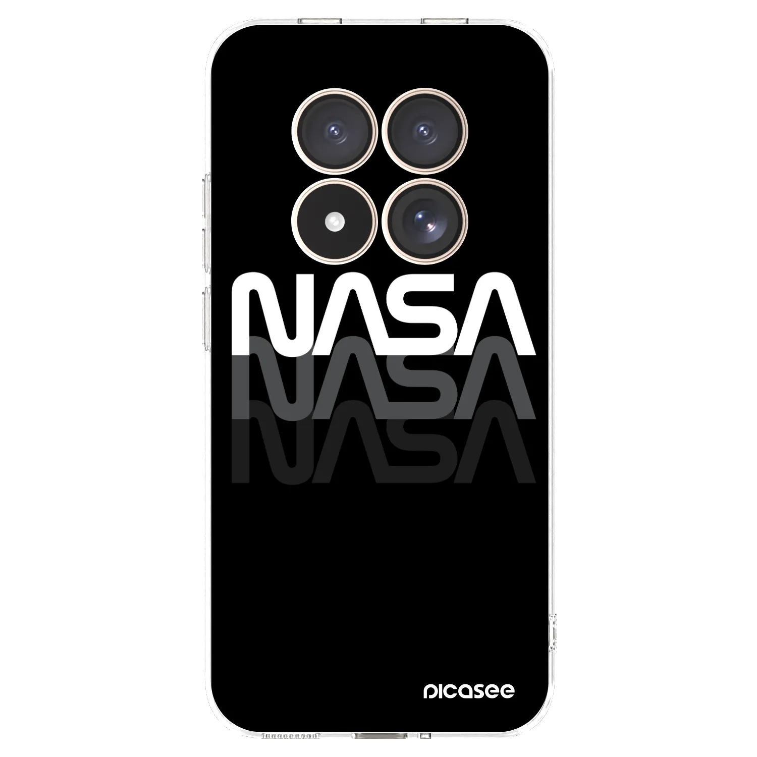 Picasee husă transparentă din silicon pentru Xiaomi Redmi Note 15 Pro 4G - NASA Triple