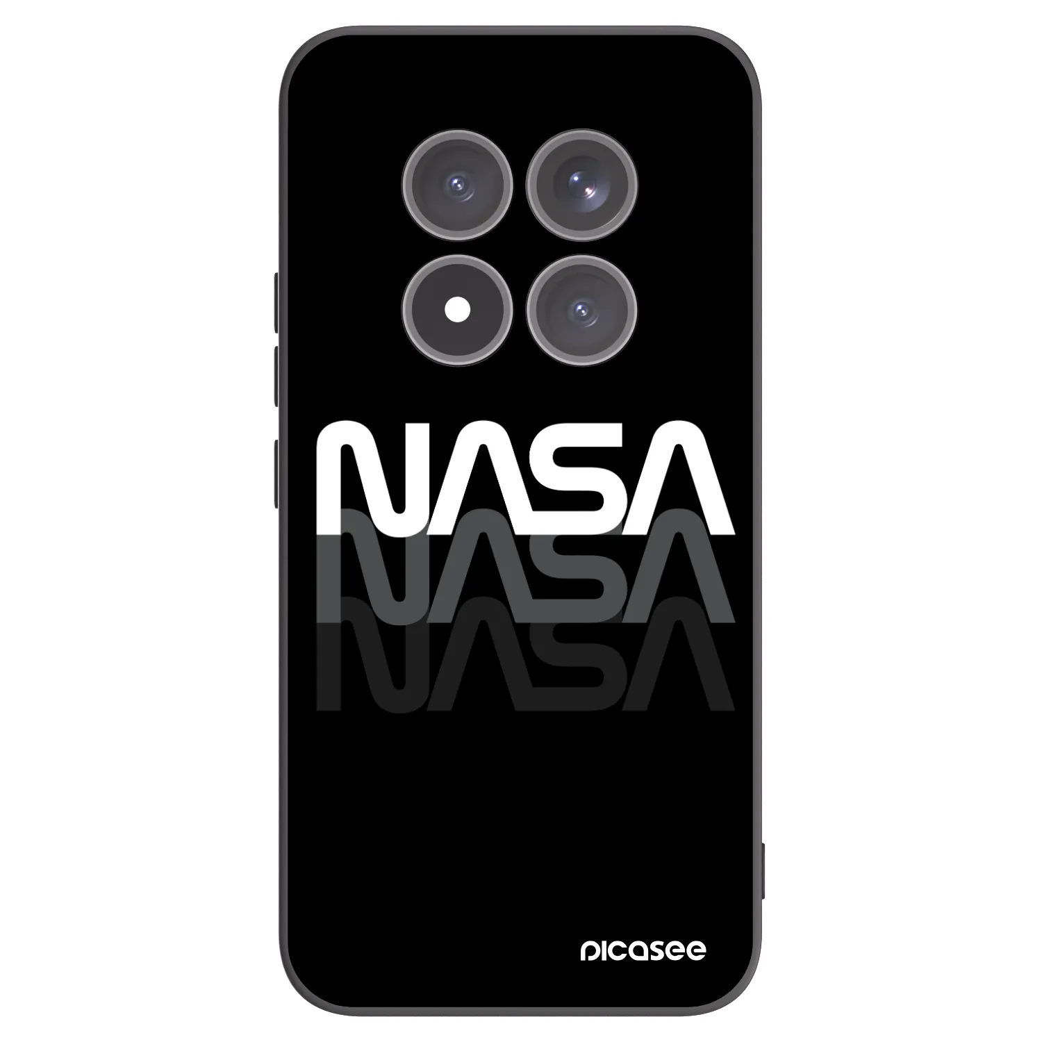 Picasee husă neagră din silicon pentru Xiaomi Redmi Note 15 Pro+ - NASA Triple