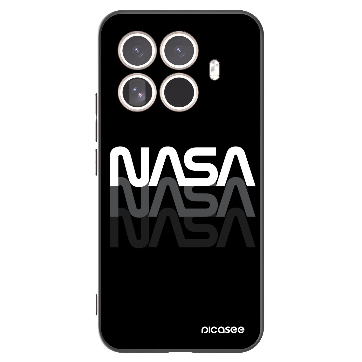 Picasee husă neagră din silicon pentru Xiaomi 15T Pro - NASA Triple
