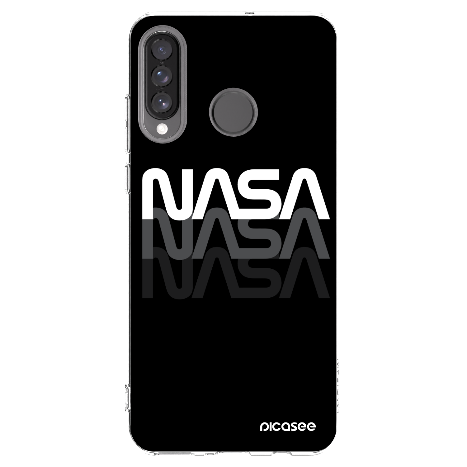 Picasee husă transparentă din silicon pentru Huawei P30 Lite - NASA Triple