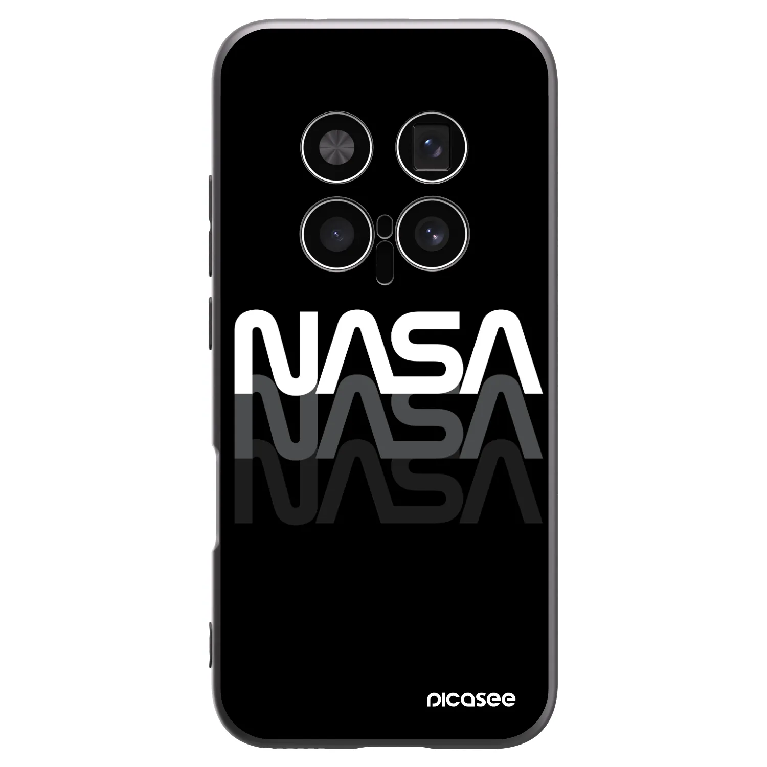 Picasee husă neagră din silicon pentru Honor Magic8 Pro 5G - NASA Triple