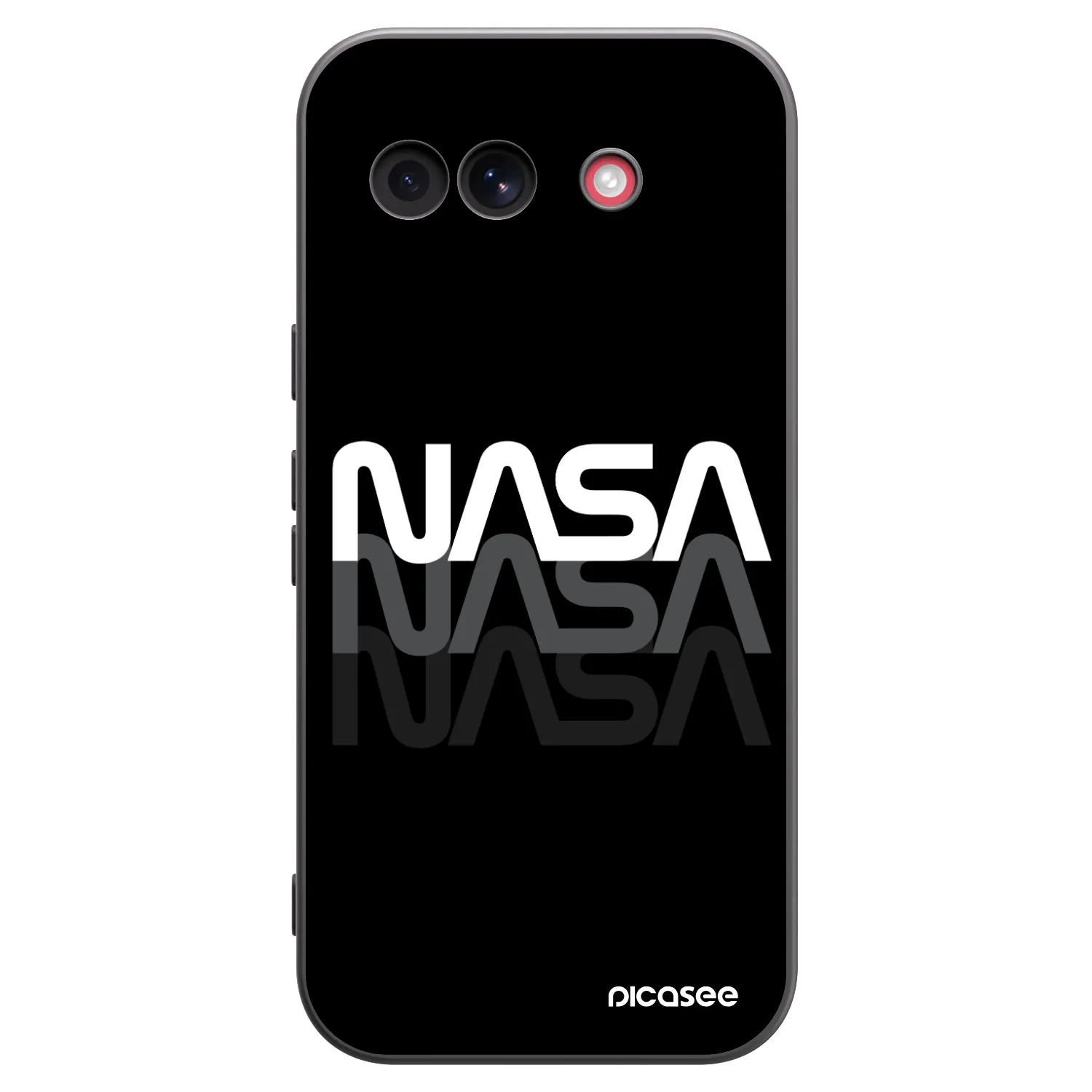 Picasee husă neagră din silicon pentru Google Pixel 10a - NASA Triple