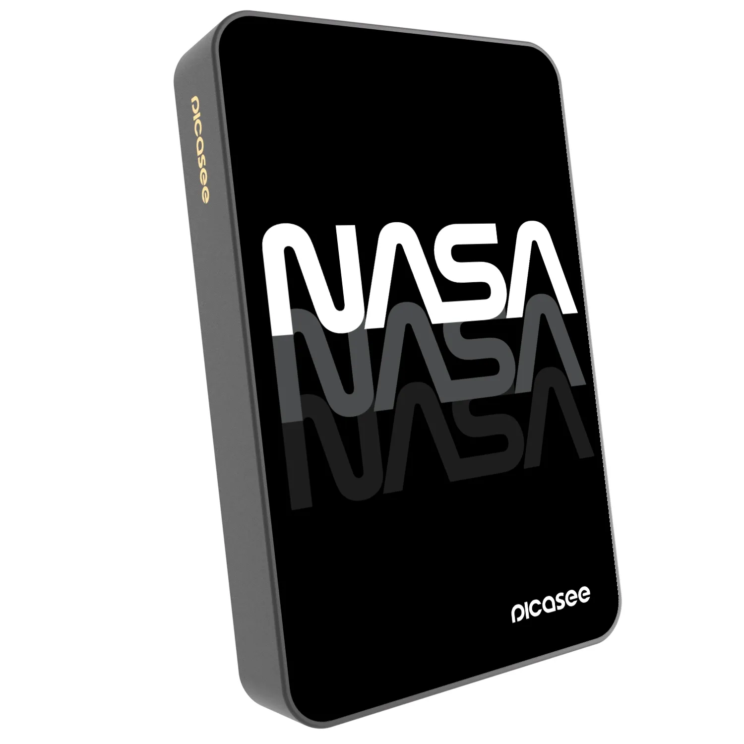 Picasee Powerbank cu MagSafe 10 000 mAh Gri - NASA Triple
