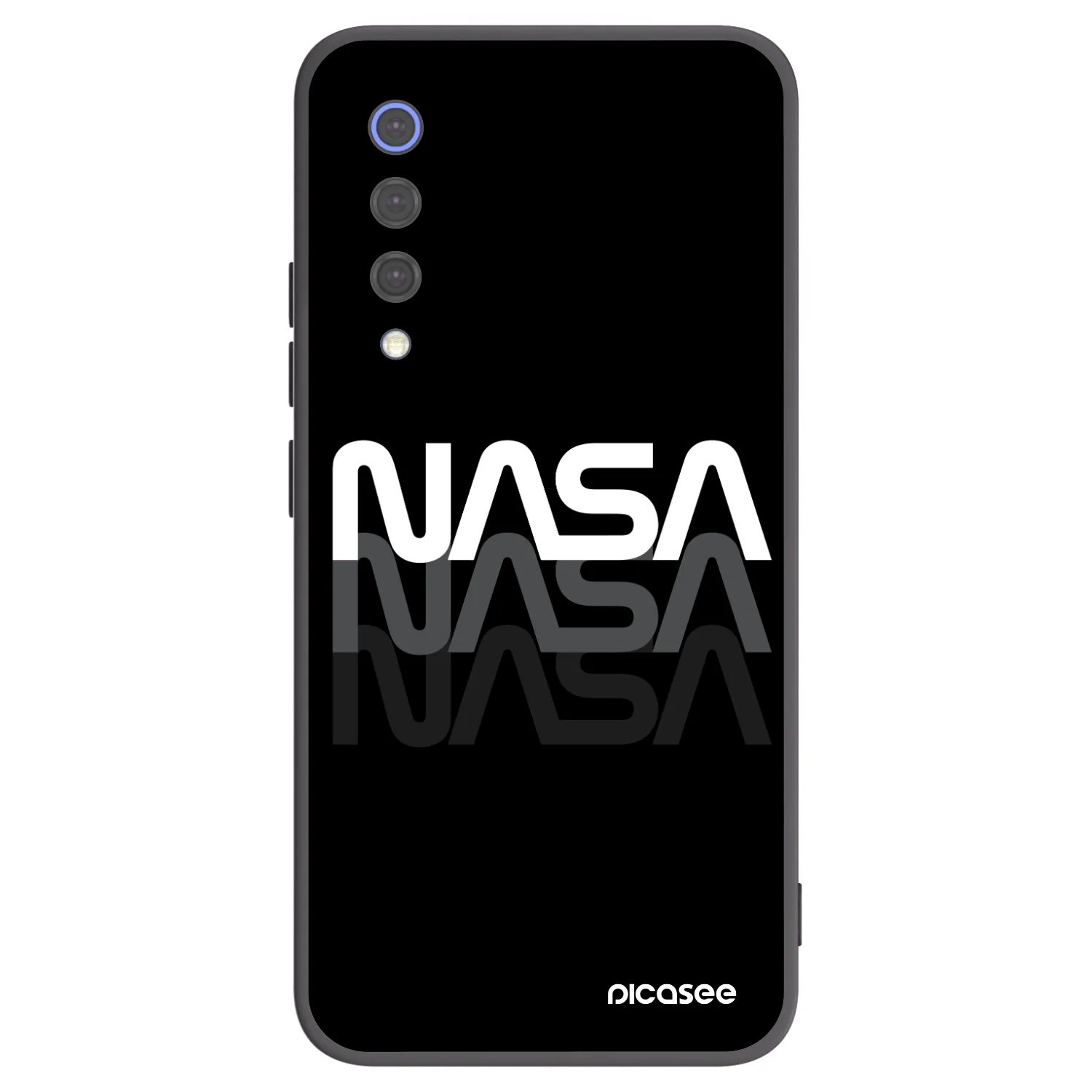 Picasee husă neagră din silicon pentru Xiaomi Mi 9 SE - NASA Triple