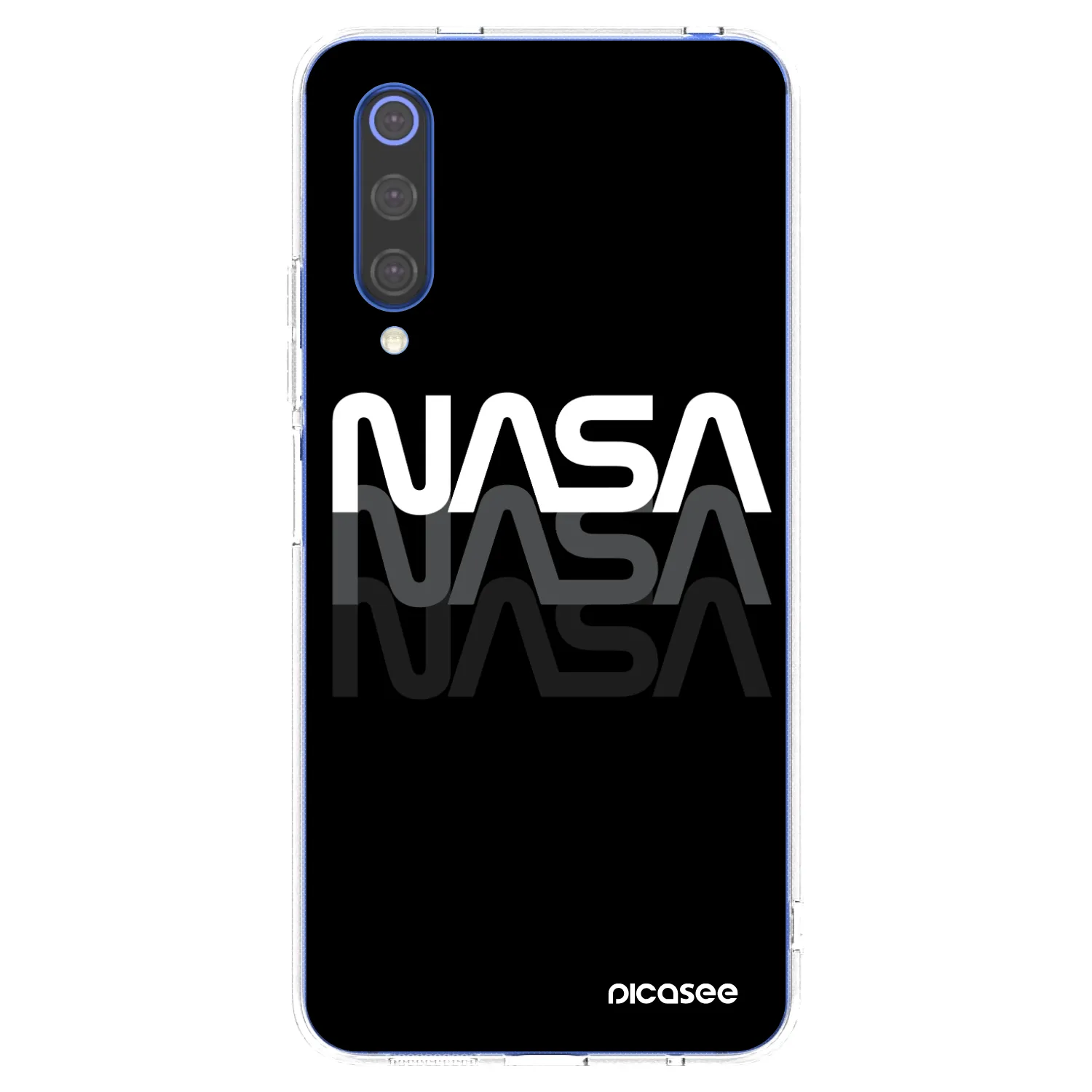 Picasee husă transparentă din silicon pentru Xiaomi Mi 9 SE - NASA Triple