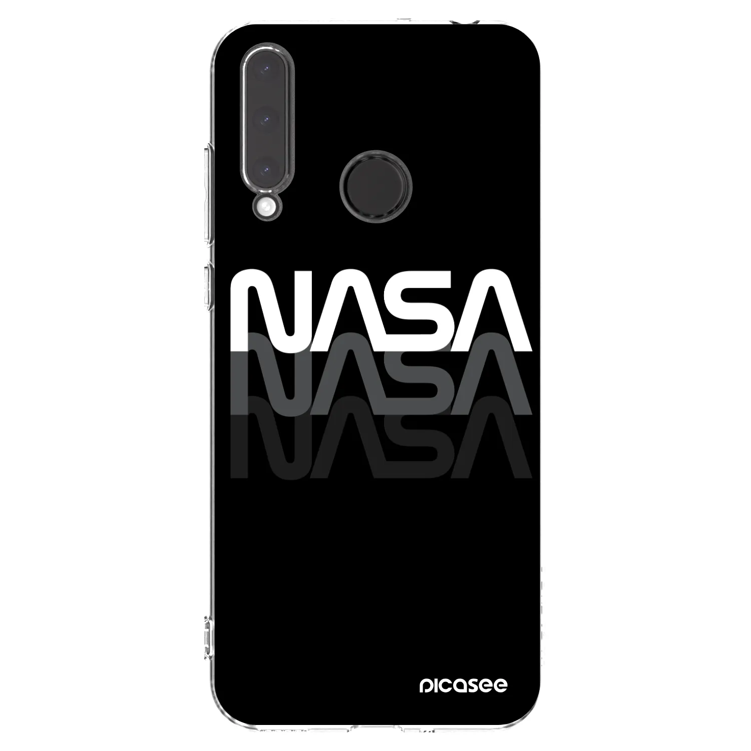 Picasee husă transparentă din silicon pentru Honor 20 Lite - NASA Triple