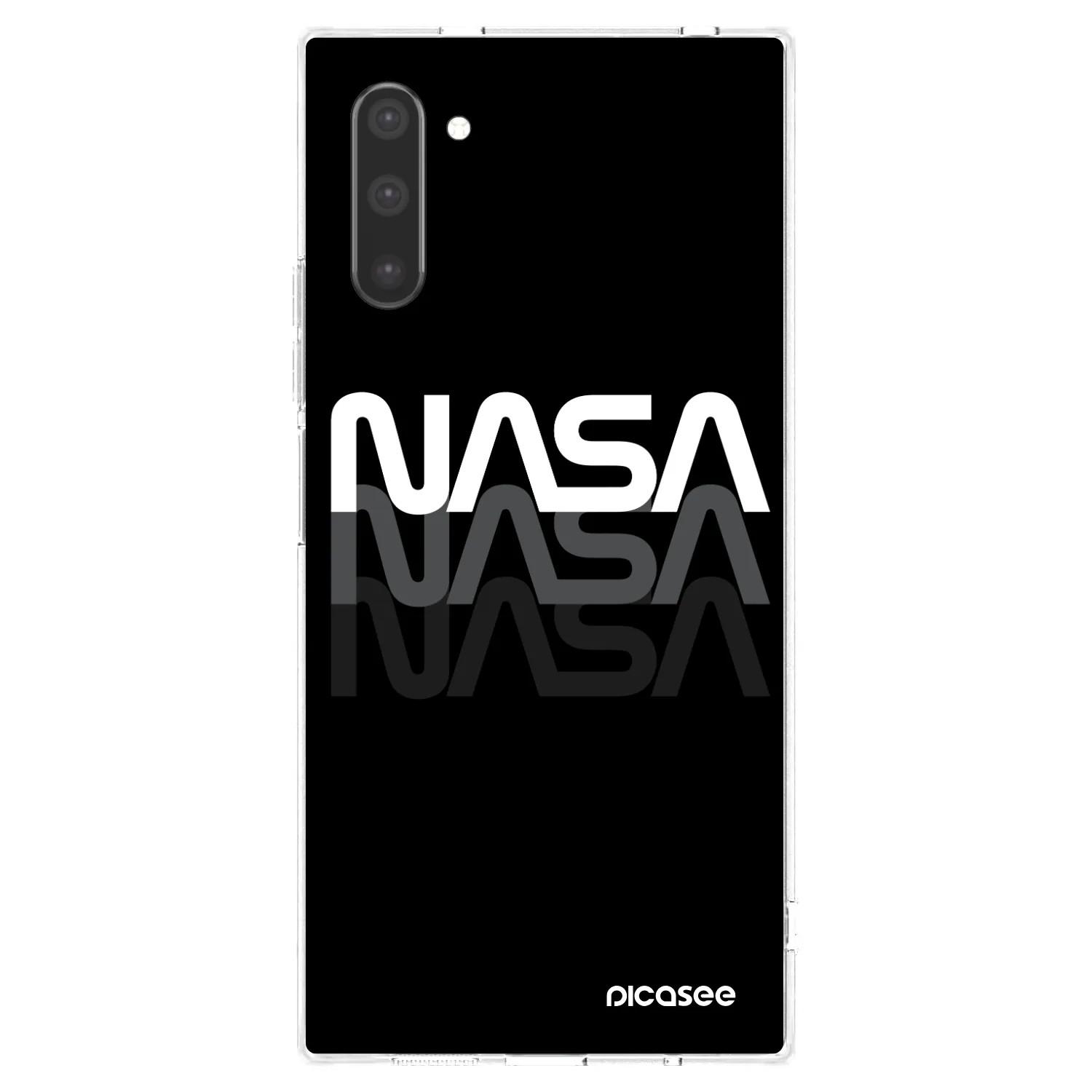 Picasee husă transparentă din silicon pentru Samsung Galaxy Note 10 N970F - NASA Triple
