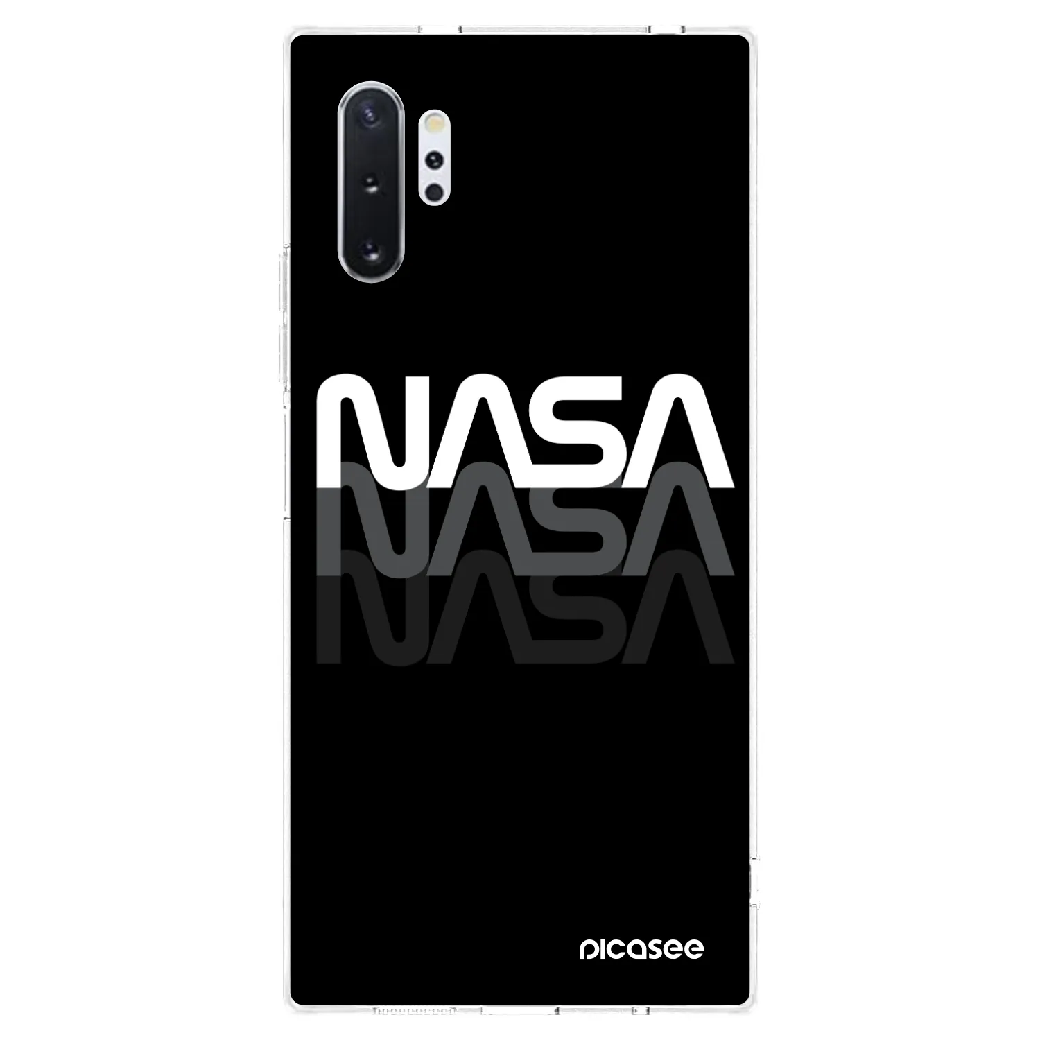 Picasee husă transparentă din silicon pentru Samsung Galaxy Note 10+ N975F - NASA Triple