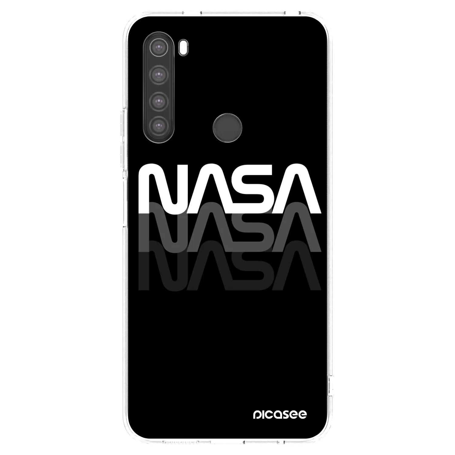 Picasee husă transparentă din silicon pentru Xiaomi Redmi Note 8 - NASA Triple
