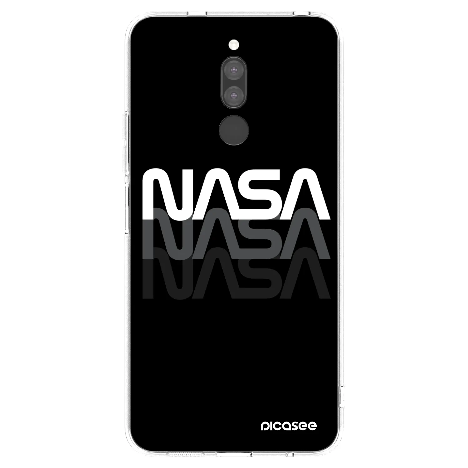 Picasee husă transparentă din silicon pentru Xiaomi Redmi 8 - NASA Triple