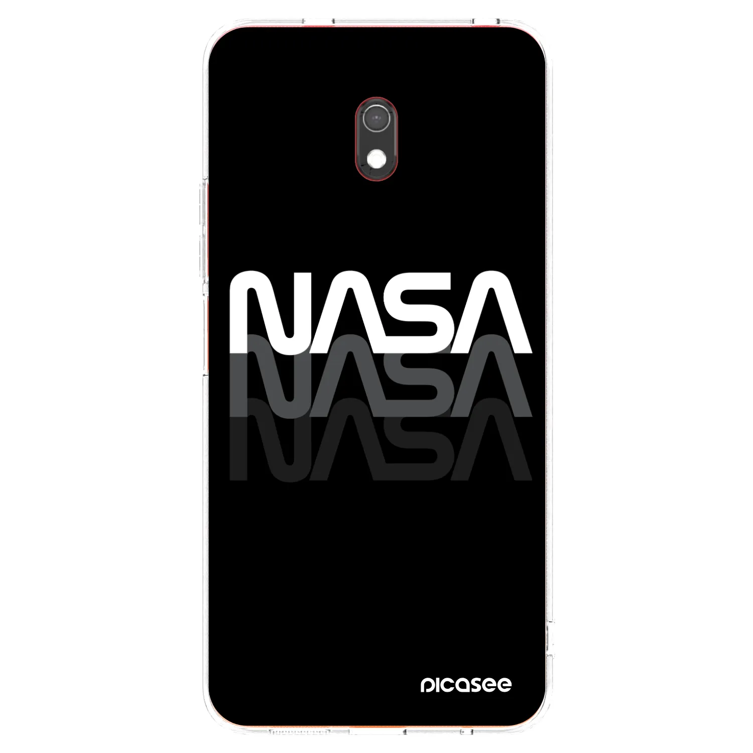 Picasee husă transparentă din silicon pentru Xiaomi Redmi 8A - NASA Triple