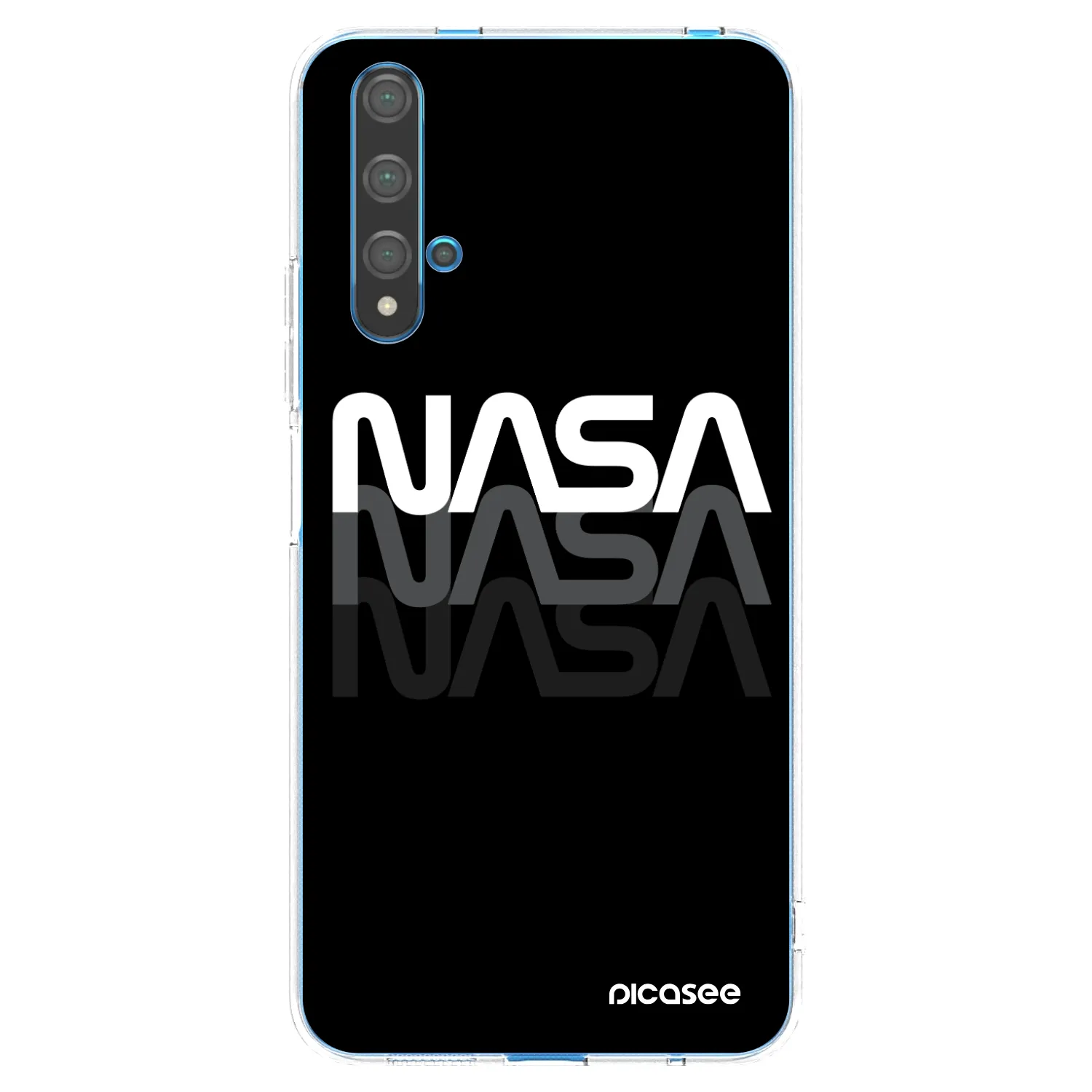 Picasee husă transparentă din silicon pentru Huawei Nova 5T - NASA Triple