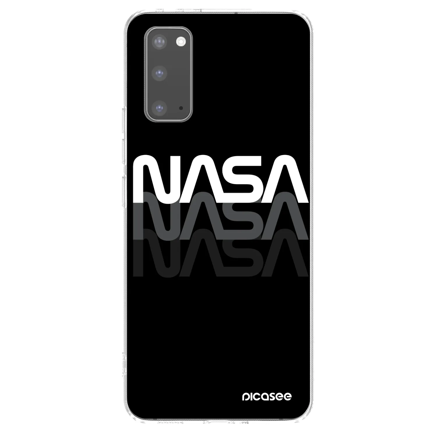 Picasee husă transparentă din silicon pentru Samsung Galaxy S20 G980F - NASA Triple