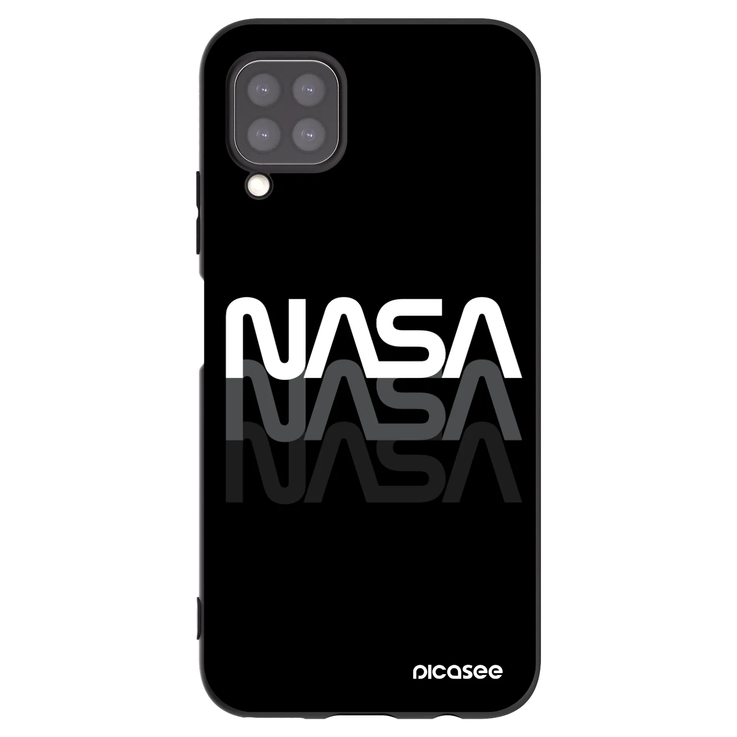 Picasee husă neagră din silicon pentru Huawei P40 Lite - NASA Triple