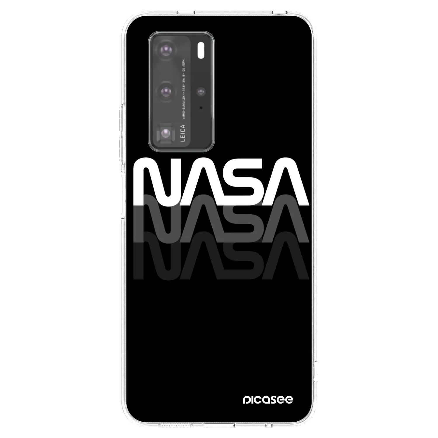 Picasee husă transparentă din silicon pentru Huawei P40 Pro - NASA Triple