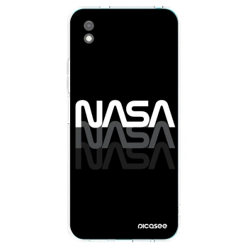 Picasee husă neagră din silicon pentru Xiaomi Redmi 9A - NASA Triple