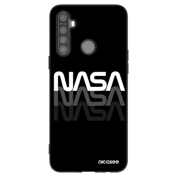 Picasee husă neagră din silicon pentru Realme 6i - NASA Triple