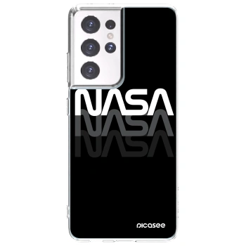 Picasee husă transparentă din silicon pentru Samsung Galaxy S21 Ultra 5G G998B - NASA Triple