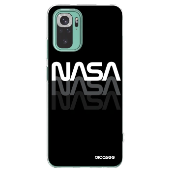 Picasee husă transparentă din silicon pentru Xiaomi Redmi Note 10 Pro - NASA Triple