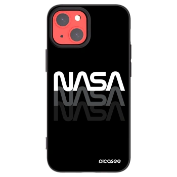 Picasee husă neagră din silicon pentru Apple iPhone 13 mini - NASA Triple