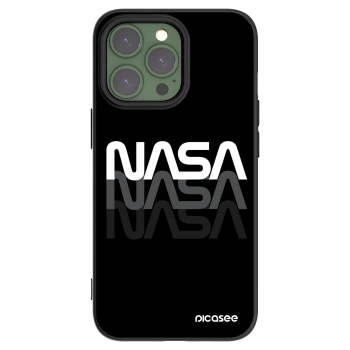 Picasee husă neagră din silicon pentru Apple iPhone 13 Pro - NASA Triple