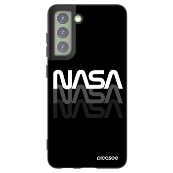 Picasee husă neagră din silicon pentru Samsung Galaxy S21 FE 5G - NASA Triple