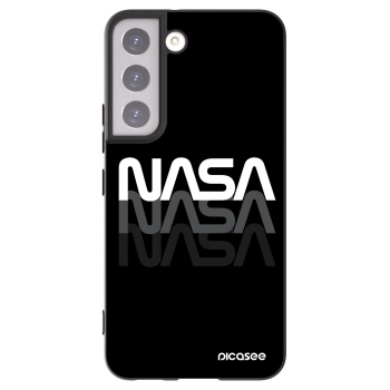 Picasee husă neagră din silicon pentru Samsung Galaxy S22 5G - NASA Triple