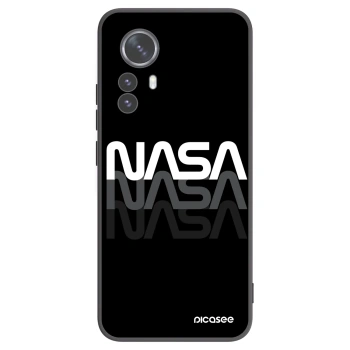 Picasee husă neagră din silicon pentru Xiaomi 12 Pro - NASA Triple