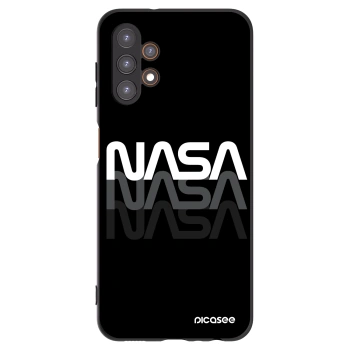 Picasee husă neagră din silicon pentru Samsung Galaxy A13 4G A135 - NASA Triple