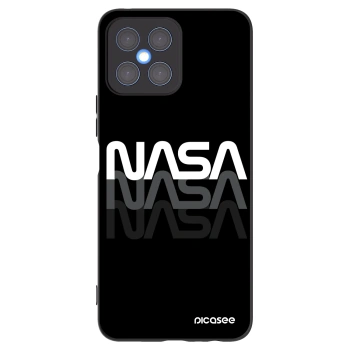Picasee husă neagră din silicon pentru Honor X8 4G - NASA Triple