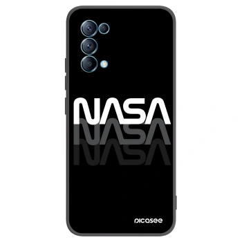 Picasee husă neagră din silicon pentru OPPO Reno 5 5G - NASA Triple