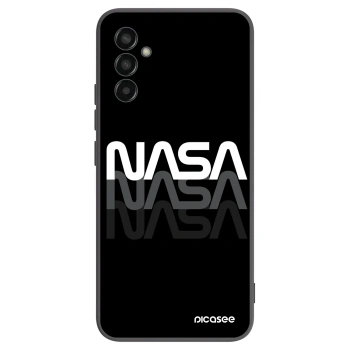 Picasee husă neagră din silicon pentru Samsung Galaxy M13 M135F - NASA Triple