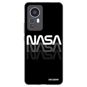 Picasee husă neagră din silicon pentru Xiaomi 12T - NASA Triple