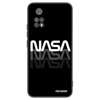 Picasee husă neagră din silicon pentru Xiaomi Poco M4 Pro - NASA Triple
