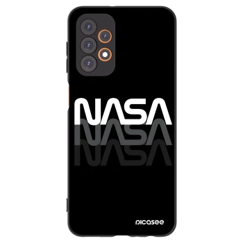 Picasee husă neagră din silicon pentru Samsung Galaxy A23 A235F 4G - NASA Triple