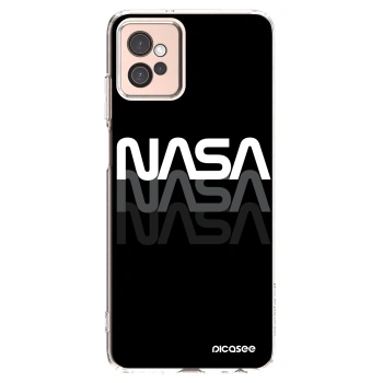 Picasee husă transparentă din silicon pentru Motorola Moto G32 - NASA Triple