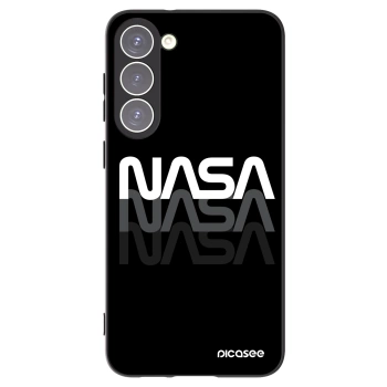 Picasee husă neagră din silicon pentru Samsung Galaxy S23+ 5G - NASA Triple